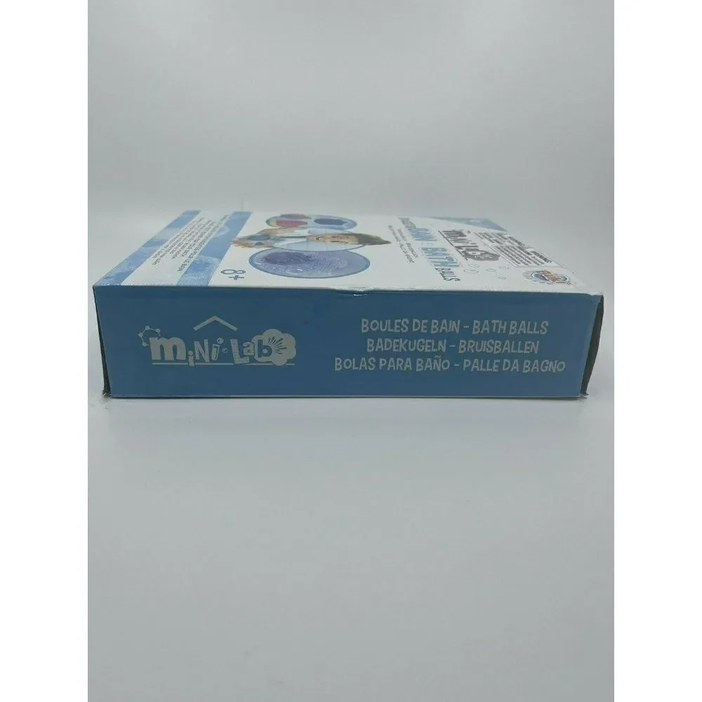 Buki France Mini Lab Bath Balls Kit Kids Ages 8+ Blue New DIY STEM Science 6 Act